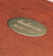 premium brass name plate