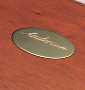 premium brass name plate